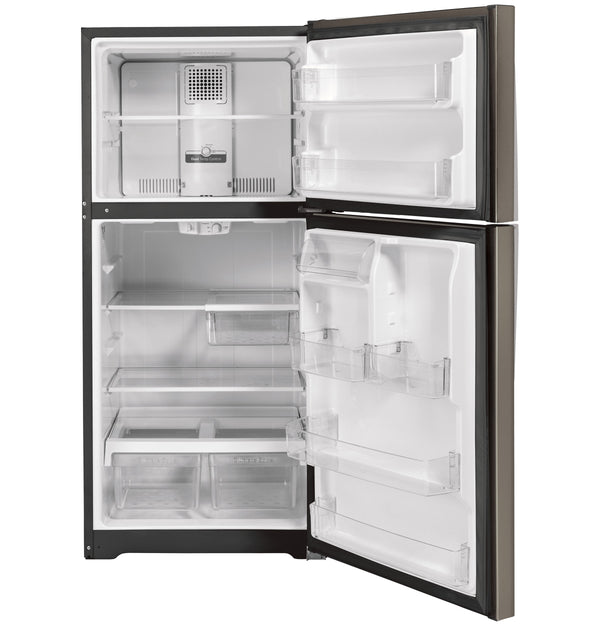 GE Garage Ready 19.1-cu ft Top-Freezer Refrigerator ( Slate ) Garage Ready