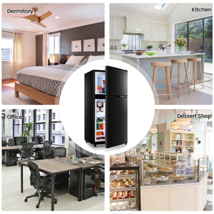 Jeremy Cass 3.5-cu ft with Freezer ( Blavk ) ENERGY STAR