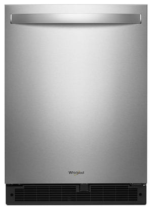 Whirlpool 5.1000-cu ft Built-In Mini Fridge ( Stainless steel ) ENERGY STAR