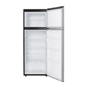 Bevoi 7.3-cu ft Counter-Depth Top-Freezer Refrigerator ( Stainless Steel )