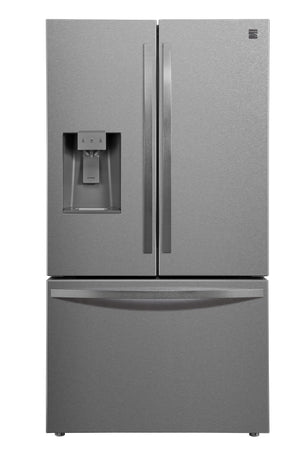 Kenmore Standard-Depth 28.6-cu ft 3 -Door French Door Refrigerator with Ice Maker with Water and Ice Dispenser ( Stainless steel ) ENERGY STAR Certified