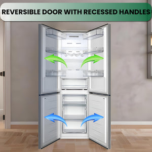 Equator Advanced Appliances 11.50-cu ft Standard-Depth Bottom-Freezer Refrigerator Stainless steel ) ENERGY STAR Certified