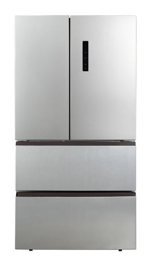Hamilton Beach Counter-Depth 17.9 3 -Door French Door Refrigerator ( Stainless ) ENERGY STAR Certified