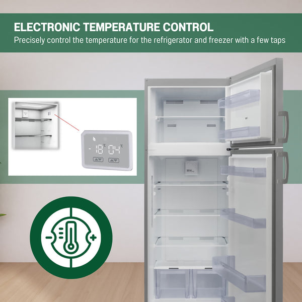 Equator Advanced Appliances 14.3-cu ft Counter-Depth Top-Freezer Refrigerator ( Stainless Steel ) ENERGY STAR Certified