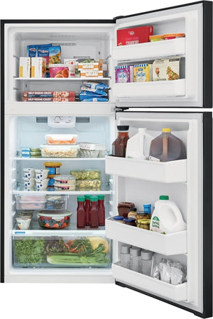 Frigidaire 13.9-cu ft Top-Freezer Refrigerator ( Black ) ENERGY STAR Certified