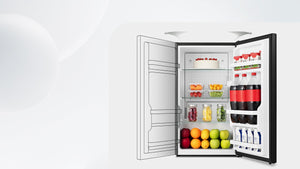 Hisense 3.3-cu ft Mini Fridge ( White ) ENERGY STAR