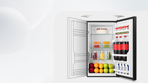 Hisense 3.3-cu ft Mini Fridge ( White ) ENERGY STAR