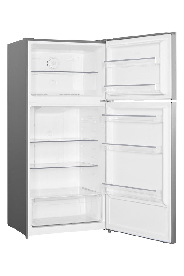 Impecca 17-cu ft Counter-Depth Top-Freezer Refrigerator Built-In ( Stainless Steel )