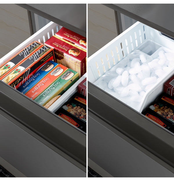 Haier Counter-Depth 14.5-cu ft 4 -Door French Door Refrigerator Optional (sold separately) ( Stainless Steel )