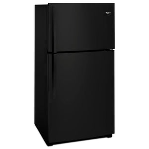 Whirlpool 21.3-cu ft Top-Freezer Refrigerator ( Black )