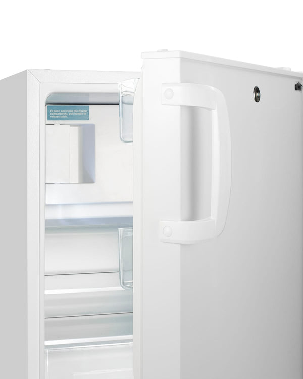 Summit Appliance 2.68-cu ft Built-In Mini Fridge with Freezer ( White )