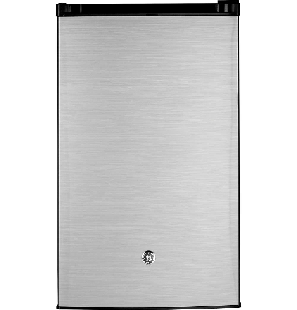 GE 4.4-cu ft Mini Fridge with Freezer ( CleanSteel ) ENERGY STAR