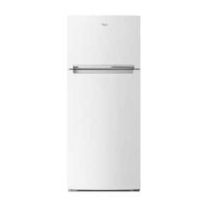 Whirlpool Flexible Storage Bin 17.6-cu ft Top-Freezer Refrigerator ( White )
