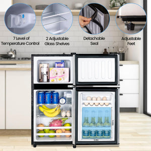 Jeremy Cass 3.5-cu ft with Freezer ( Silver ) ENERGY STAR