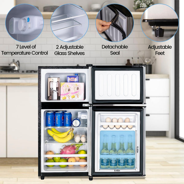 Jeremy Cass 3.5-cu ft with Freezer ( Silver ) ENERGY STAR