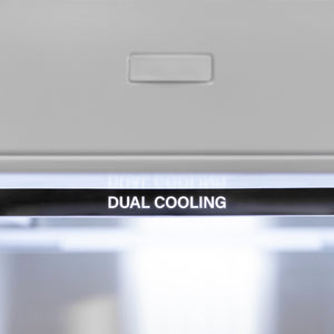 ZLINE KITCHEN & BATH Built-In 16.1-cu ft Counter-Depth Built-In Bottom-Freezer Refrigerator with Ice Maker ( Stainless Steel ) ENERGY STAR Certified