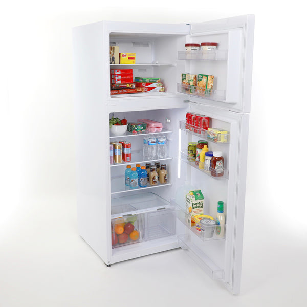 Avanti 14.8-cu ft Counter-Depth Top-Freezer Refrigerator ( White )