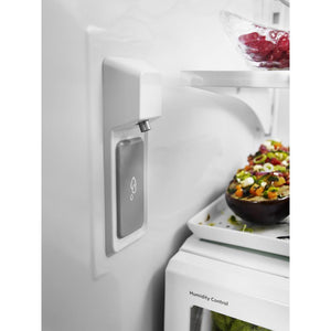 KitchenAid Counter-Depth 21.9000-cu ft 3 -Door French Door Refrigerator with Ice Maker with Water Dispenser ( Stainless steel )