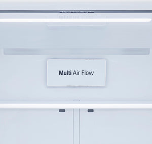 LG 25.5-cu ft Standard-Depth Bottom-Freezer Refrigerator with Ice Maker ( PrintProof Black Stainless Steel )