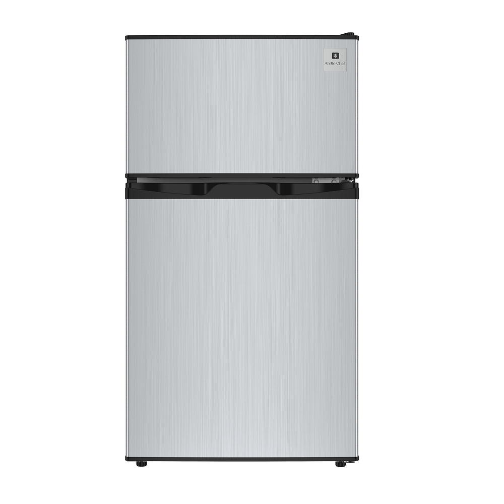 undefined 3.2-cu ft Mini Fridge with Freezer ( Stainless Steel )