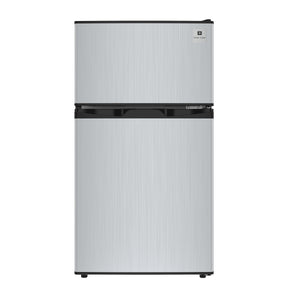 undefined 3.2-cu ft Mini Fridge with Freezer ( Stainless Steel )