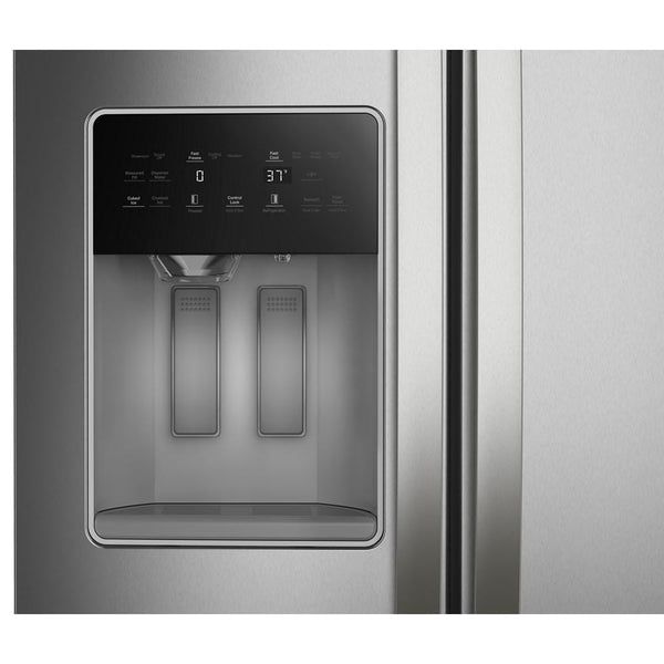 Whirlpool 28.7-cu ft Side-by-Side Refrigerator with Ice Maker ,Water and Ice Dispenser ( Fingerprint Resistant Stainless Finish )