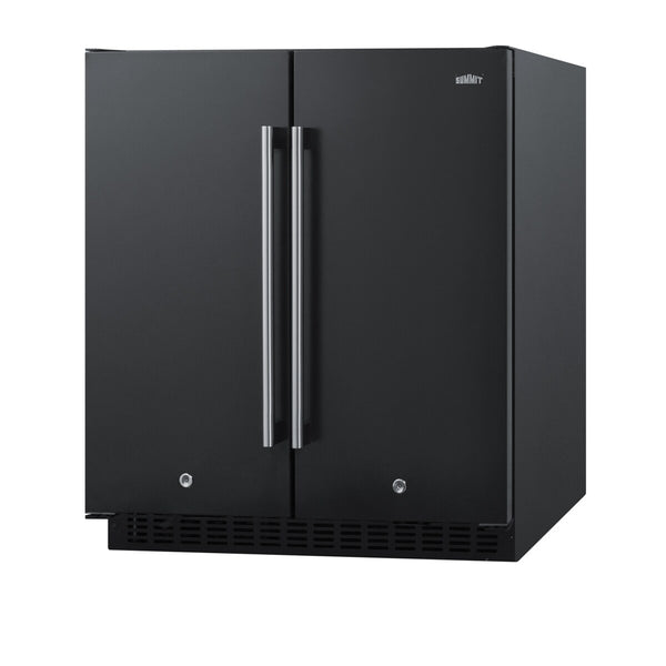 Summit Appliance 5.4-cu ft Built-In Mini Fridge with Freezer ( Black )