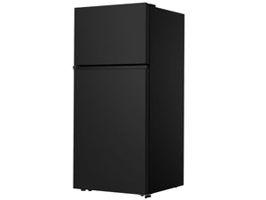 Hisense 18-cu ft Top-Freezer Refrigerator ( Black ) Garage Ready ENERGY STAR Certified