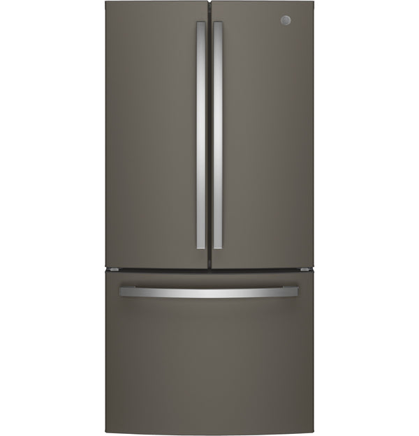 GE Standard-Depth 24.8-cu ft 3 -Door French Door Refrigerator with Ice Maker with Water Dispenser ( Slate ) ENERGY STAR Certified