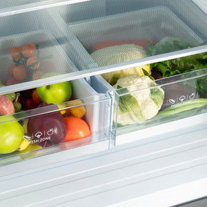 Cosmo Counter-Depth 17.5-cu ft 3 -Door French Door Refrigerator with Ice Maker ( Stainless Steel ) ENERGY STAR Certified