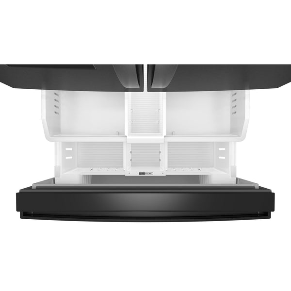 Whirlpool Standard-Depth 29.58-cu ft 3 -Door French Door Refrigerator with Dual Ice Maker with Water and Ice Dispenser ( Print Resist Black Stainless ) ENERGY STAR Certified