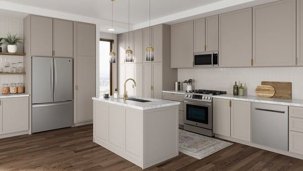 Kenmore Counter-Depth 20.3-cu ft 3 -Door French Door Refrigerator with Ice Maker ( Stainless Steel ) ENERGY STAR Certified