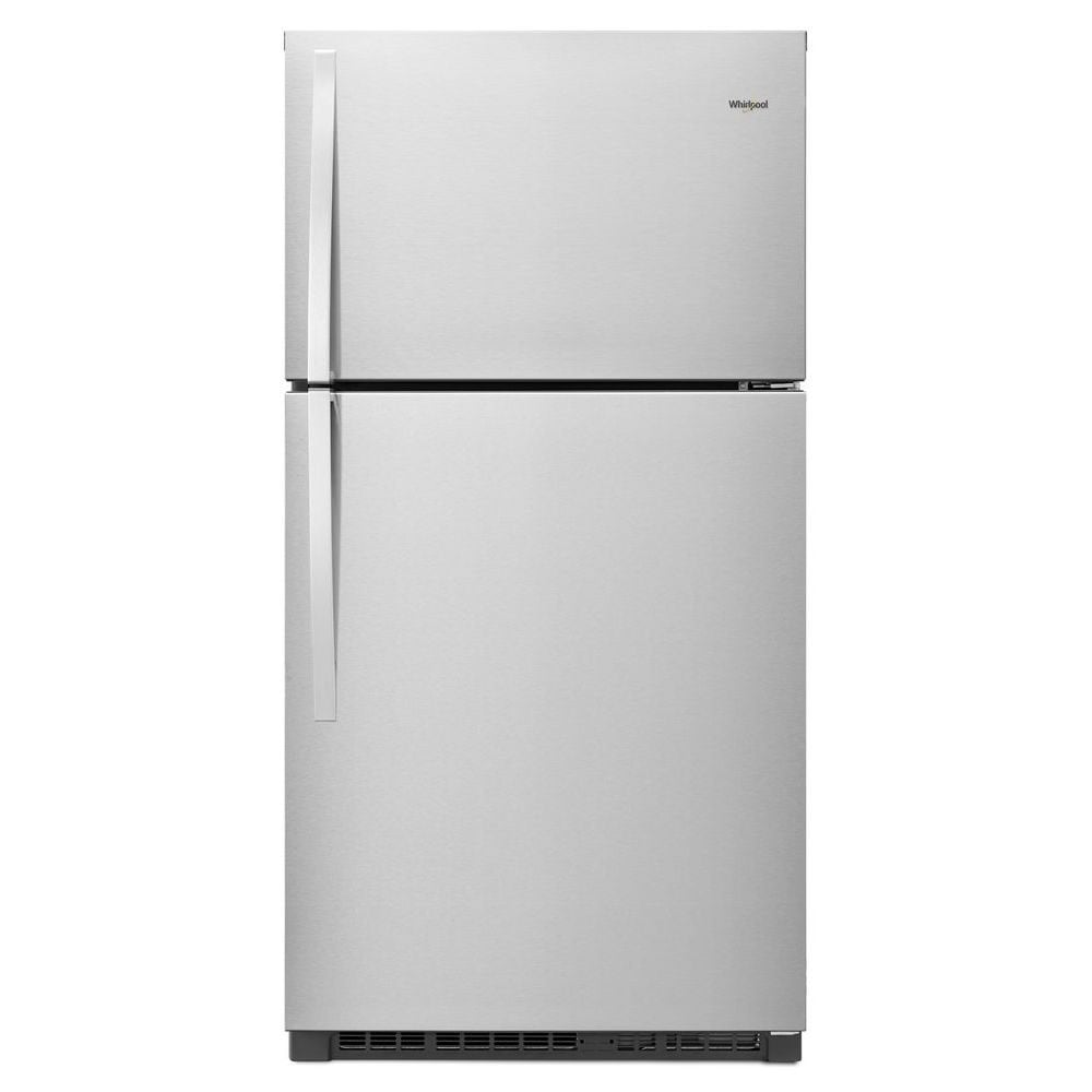Whirlpool 21.3-cu ft Top-Freezer Refrigerator ( Fingerprint Resistant Stainless Steel ) ENERGY STAR Certified