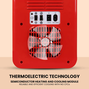 Coca-Cola Love 1971 Series 6 Can Portable 4L Cooler/Warmer 0.14-cu ft ( Red )