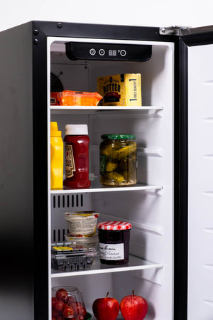 Frigidaire 2.9-cu ft Mini Fridge with Freezer ( Stainless steel )