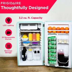 Frigidaire 3.2-cu ft Mini Fridge with Freezer ( Mint )