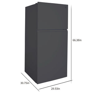 Kenmore 18.1-cu ft Top-Freezer Refrigerator with Ice Maker ( Black ) ENERGY STAR Certified