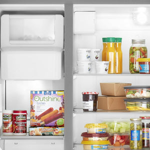 Whirlpool 24.5-cu ft Side-by-Side Refrigerator with Ice Maker ,Water and Ice Dispenser ( White )