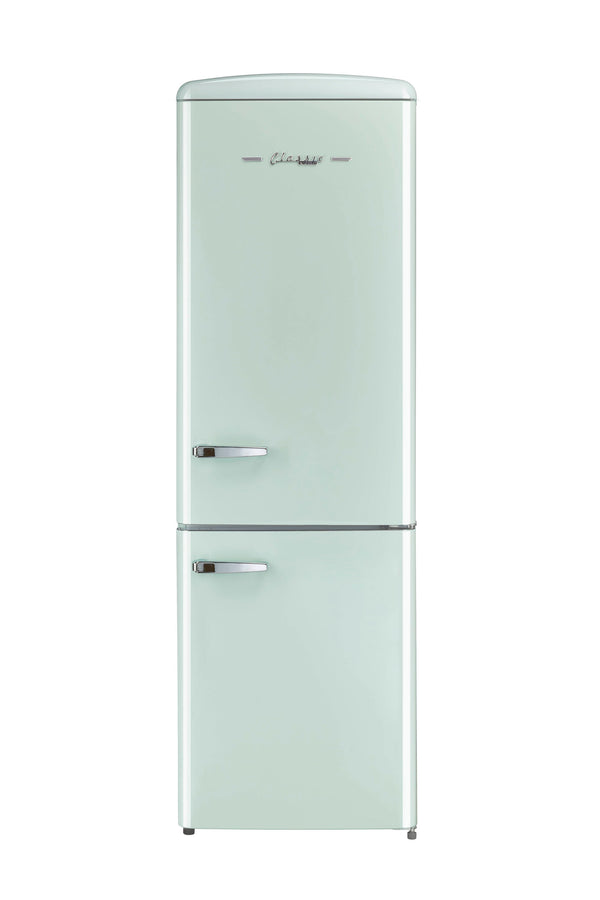 UNIQUE Classic Retro 11.7-cu ft Counter-Depth Bottom-Freezer Refrigerator Summer Mint Green ) ENERGY STAR Certified