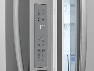 Frigidaire Gallery Counter-Depth 22.1-cu ft 4 -Door French Door Refrigerator with Ice Maker with Water Dispenser ( Fingerprint Resistant Stainless Steel ) ENERGY STAR Certified