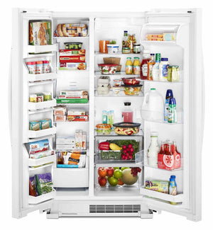 Whirlpool 25.1-cu ft Side-by-Side Refrigerator ( White )