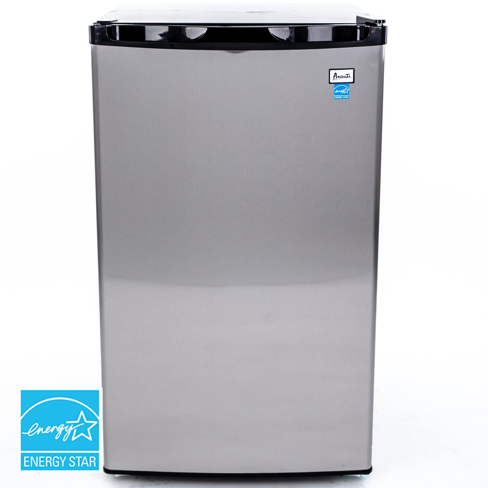 Avanti 4.9-cu ft Mini Fridge with Freezer ( Stainless Steel ) ENERGY STAR