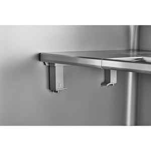 KitchenAid Counter-Depth 19.4-cu ft 4 -Door French Door Refrigerator with Ice Maker with Water and Ice Dispenser ( Fingerprint Resistant Stainless Steel ) ENERGY STAR Certified