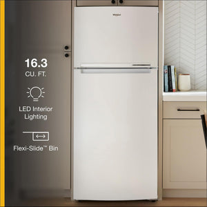 Whirlpool 16.3-cu ft Top-Freezer Refrigerator ( White )