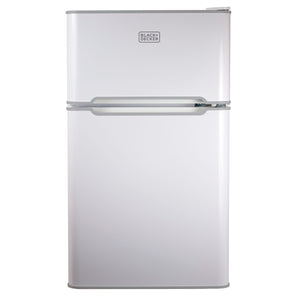BLACK+DECKER 3.1-cu ft Mini Fridge with Freezer ( White ) ENERGY STAR