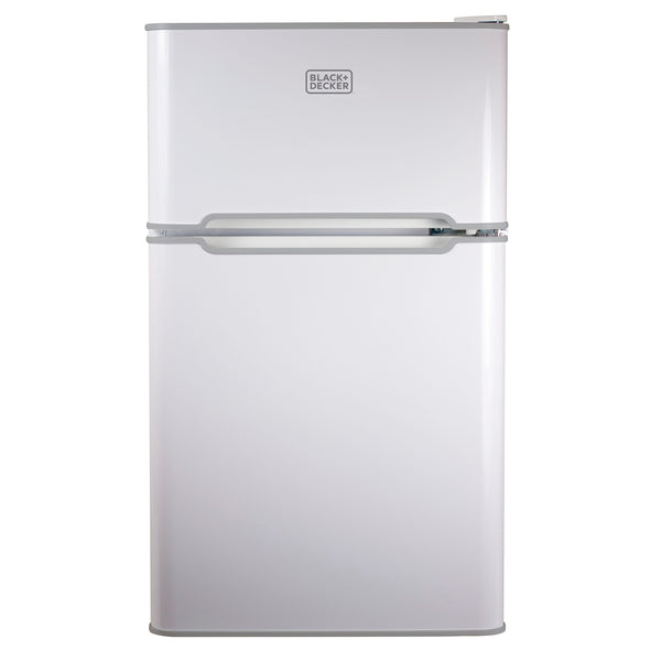 BLACK+DECKER 3.1-cu ft Mini Fridge with Freezer ( White ) ENERGY STAR