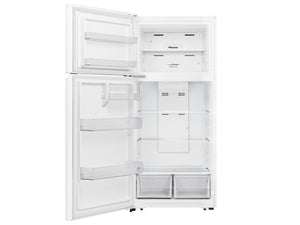 Hisense 18-cu ft Top-Freezer Refrigerator ( White ) Garage Ready ENERGY STAR Certified