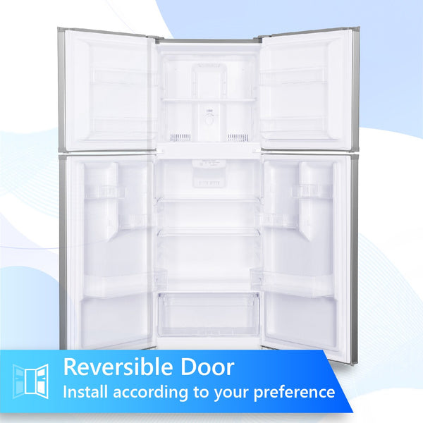 ConServ 10.1-cu ft Counter-Depth Top-Freezer Refrigerator ( Stainless Steel ) ENERGY STAR Certified