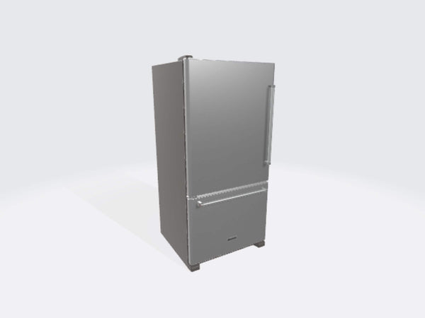 KitchenAid 22.07-cu ft Standard-Depth Bottom-Freezer Refrigerator Ice Maker Optional (sold separately) ( Stainless steel ) ENERGY STAR Certified