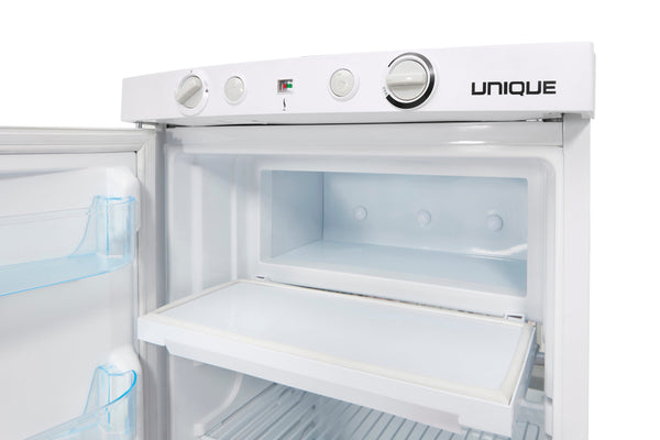 UNIQUE Off-Grid 3.4-cu ft Mini Fridge with Freezer ( White )